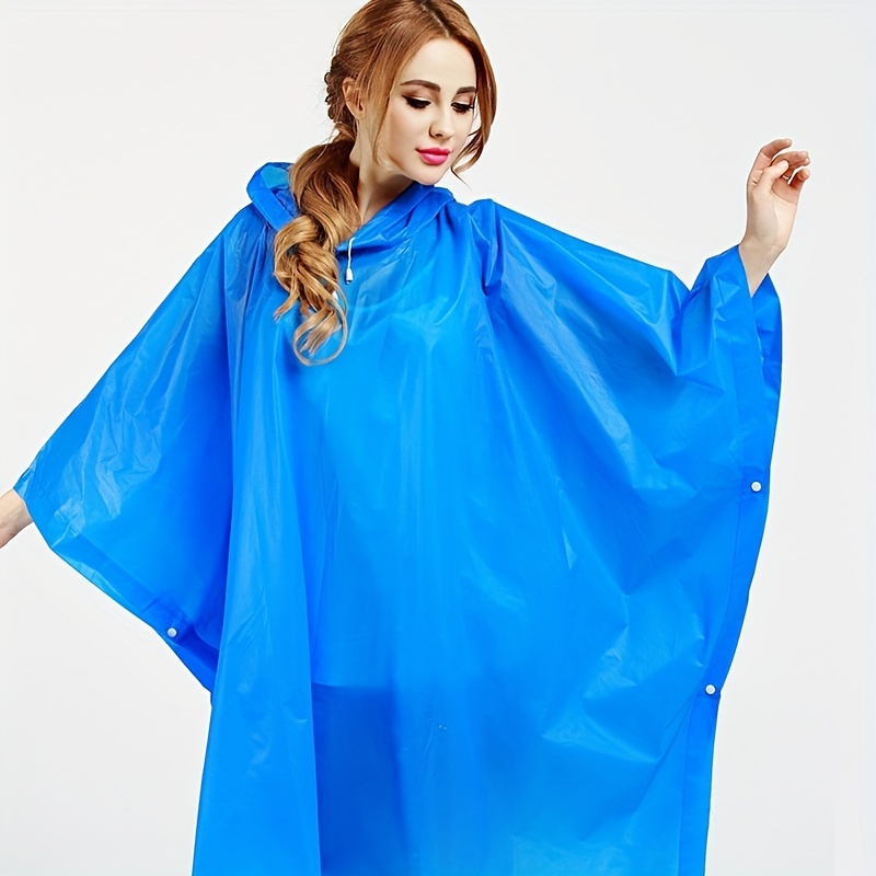 Rain Ponchos For Adults Pouch  - Camping Rain Poncho 评论和价格