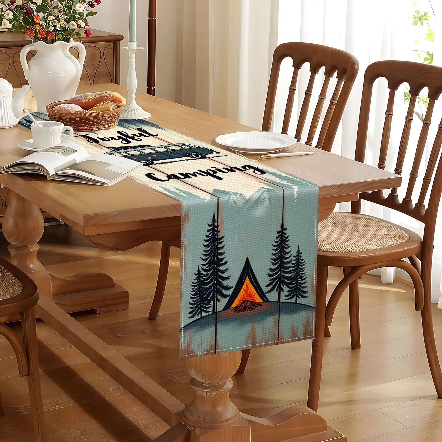 1 Camping Style Theme Table Ru - Outdoor Camping Exhibition 评论和价格