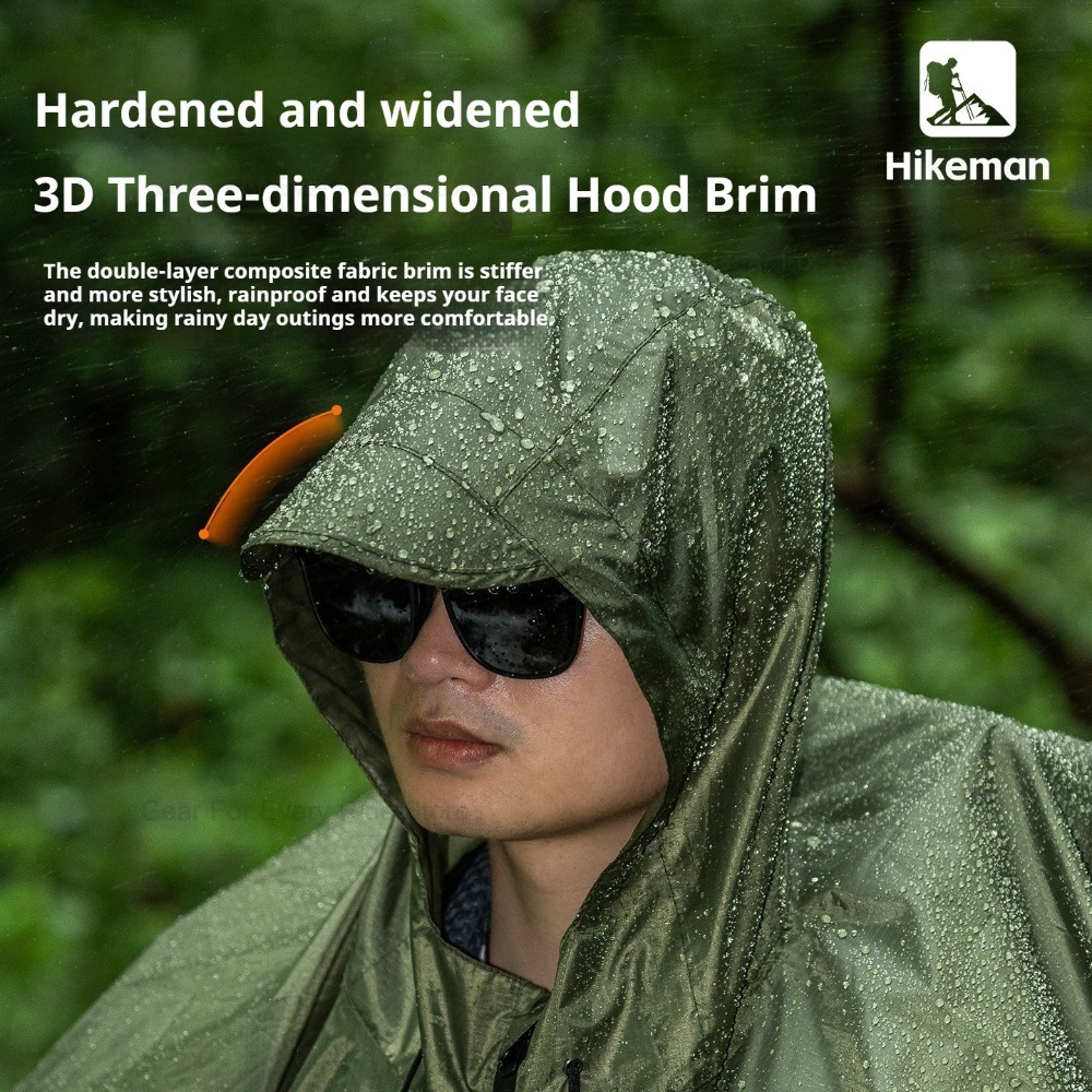 Ultralight Zipper Raincoat 210 - Camping Rain Poncho 评论和价格