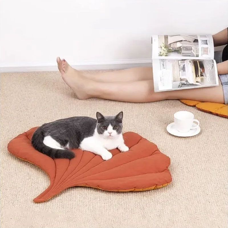 Reversible Soft Leaf Pet Cushi - Outdoor Camping Dog Bed 评论和价格
