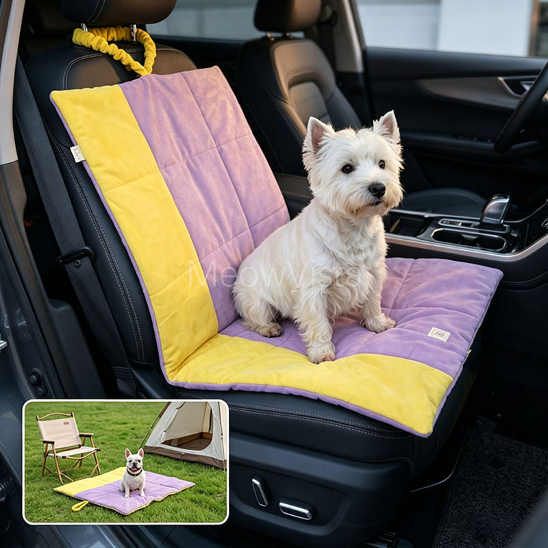Portable Foldable Dog Car Seat - Outdoor Camping Dog Bed 评论和价格