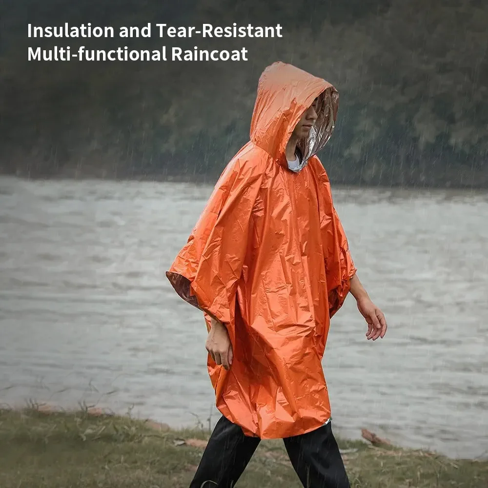 Emergency Raincoat Poncho Wate - Camping Rain Poncho 评论和价格