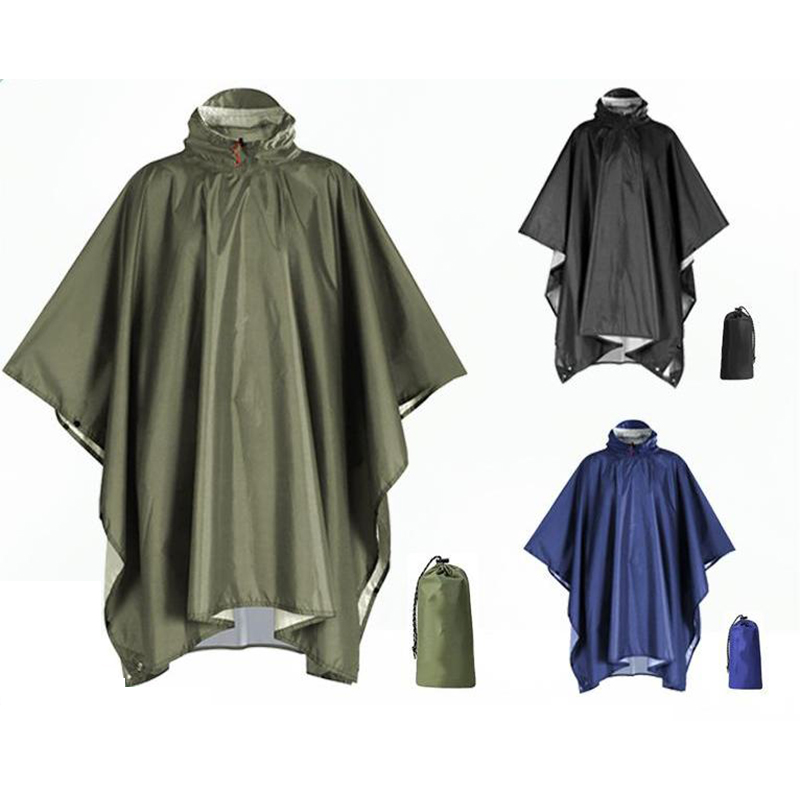Heavy Duty Rain Poncho For Bac - Camping Rain Poncho 评论和价格