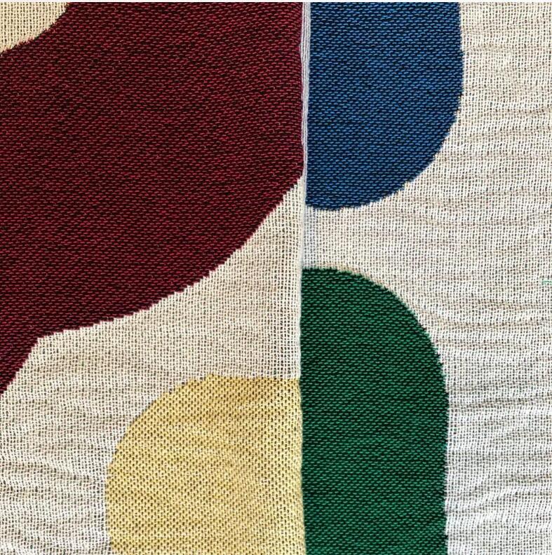 Colored Lines Cotton Travel Ca - Outdoor Camping Rugs 评论和价格