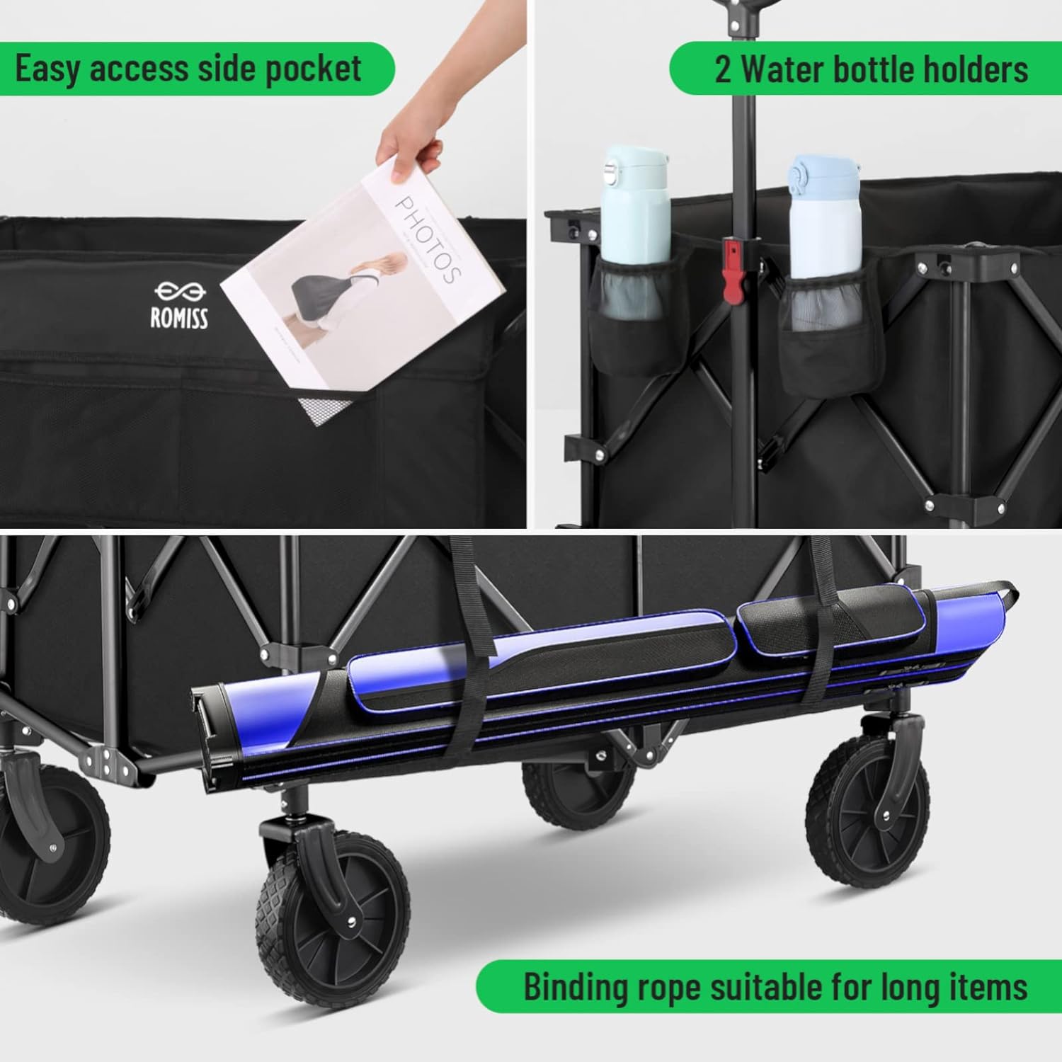 ODM Wholesale Folding Wagon wi - Outdoor Camping Trolley 评论和价格