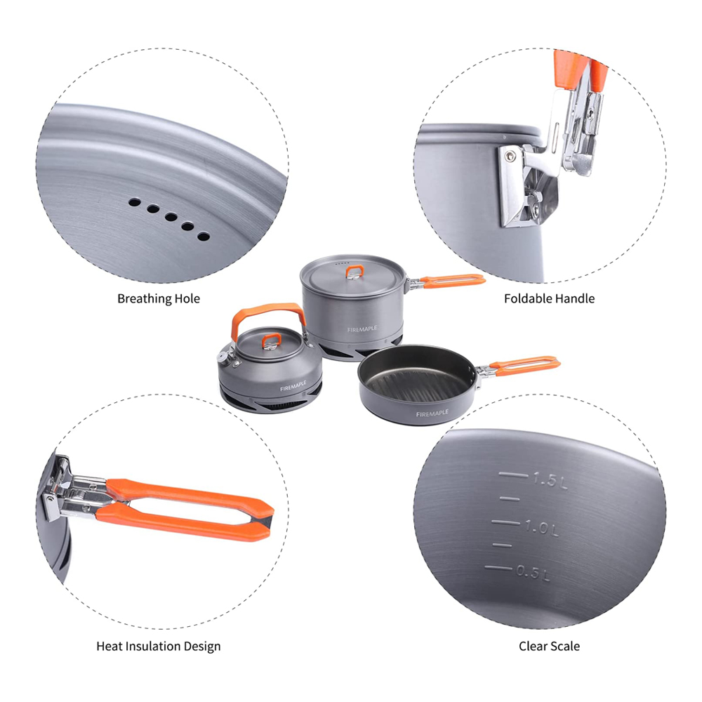 Fire Maple Camping Cookware Ut - Outdoor Camping Dining Set 评论和价格