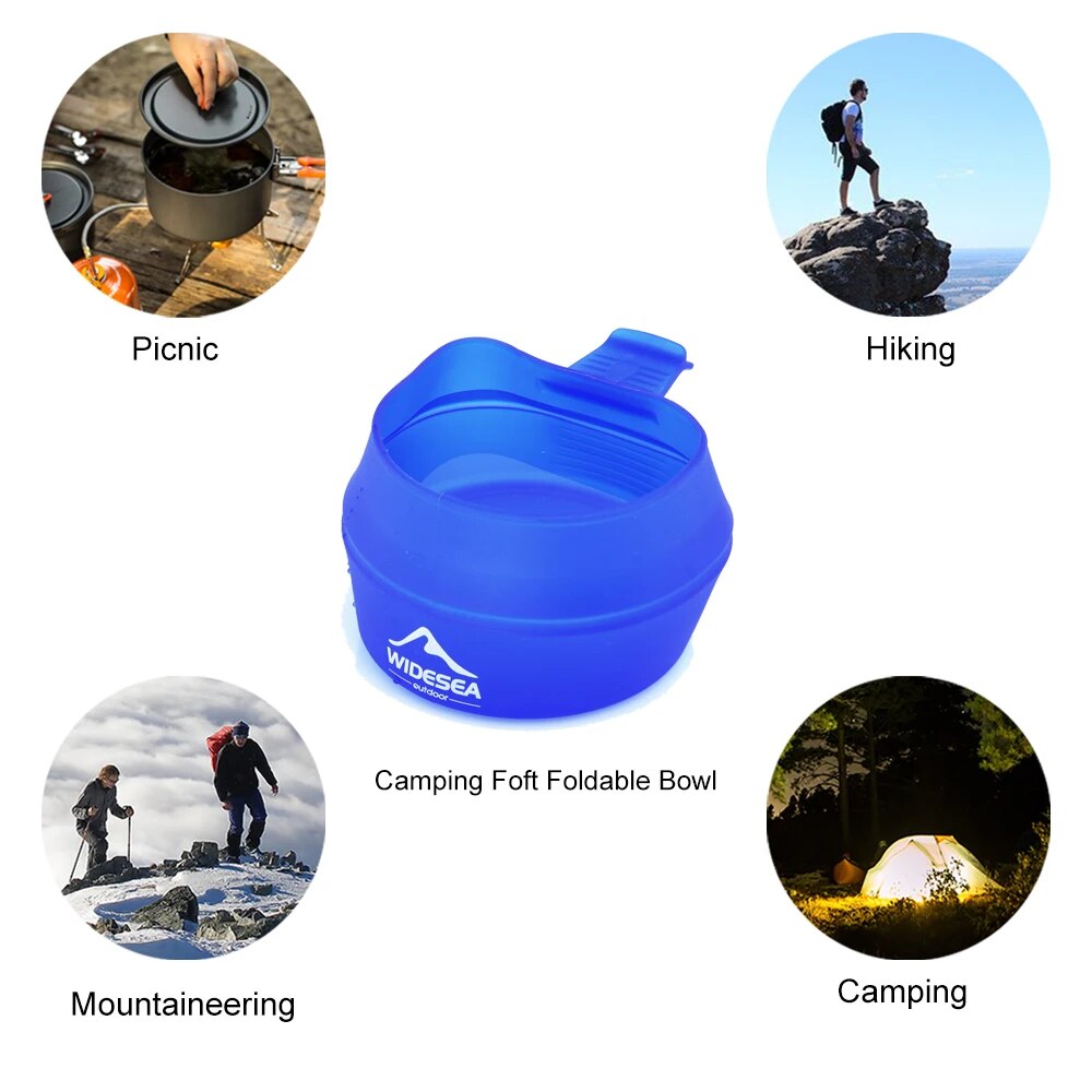 Widesea Camping 250ml Soft Fol - Outdoor Camping Dining Set 评论和价格